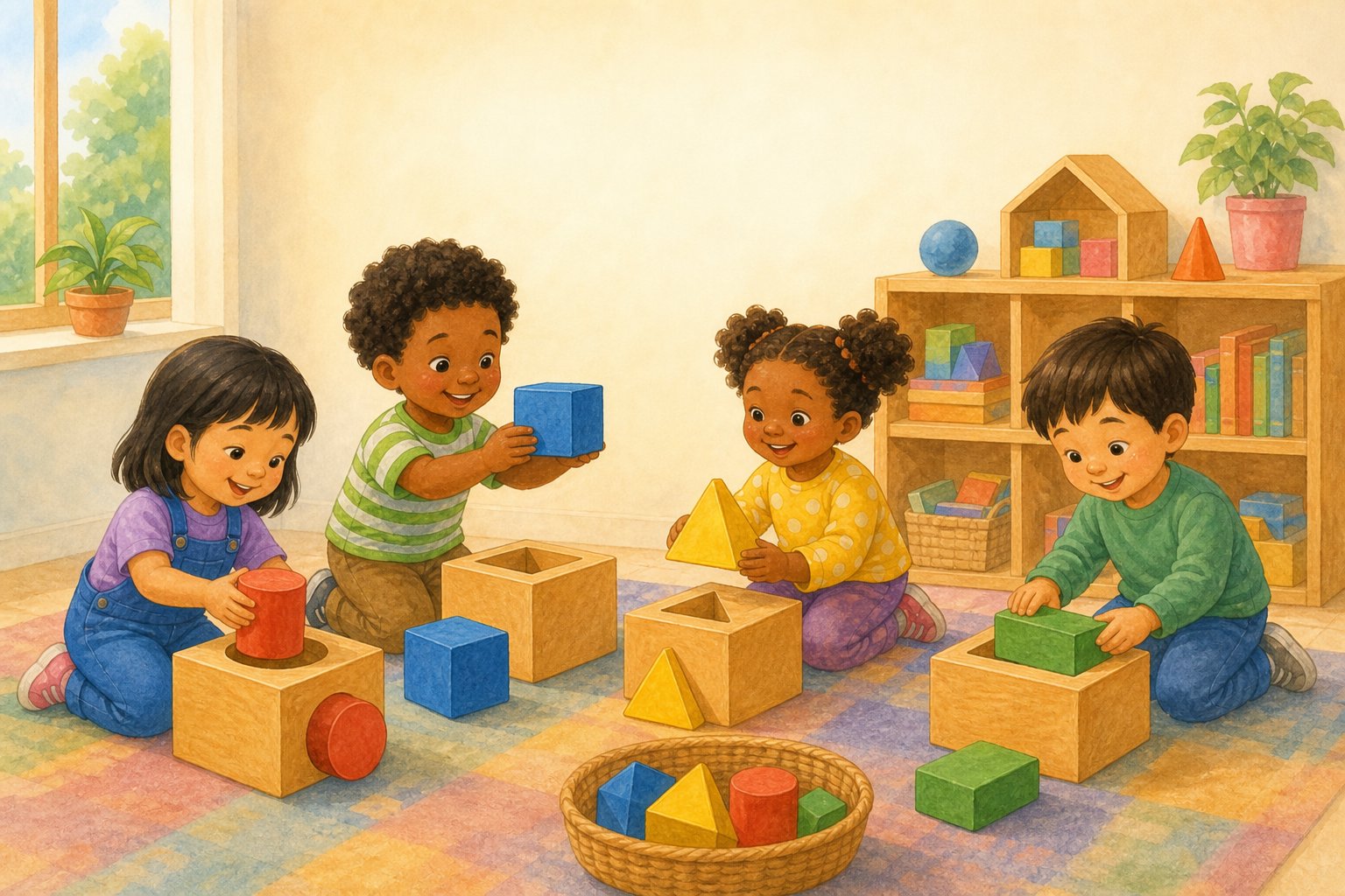 Illustration for Shapes Around Us