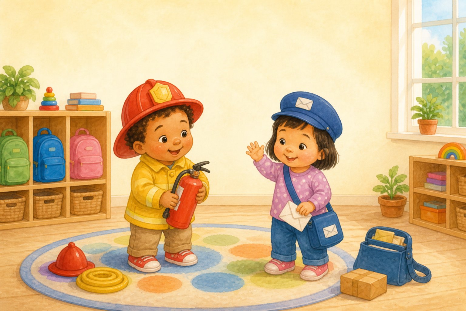 Illustration for Community Helpers