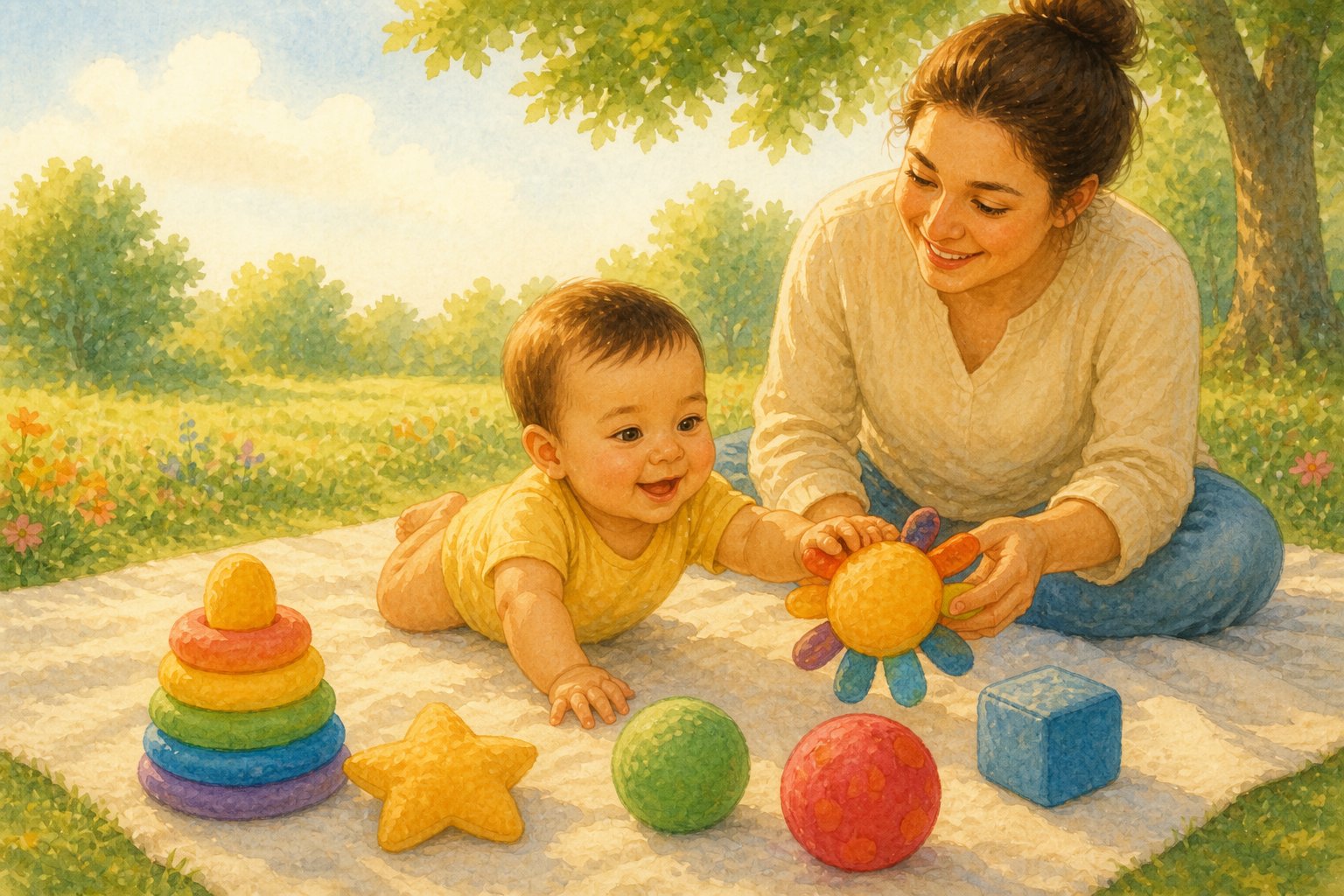 Illustration for Summer Colors