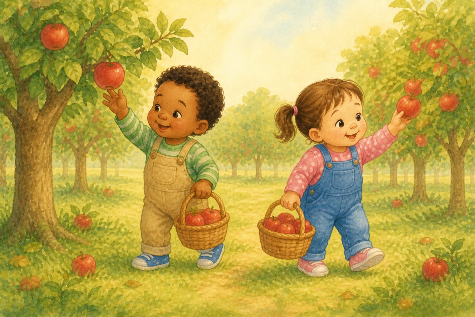 Illustration for Apple Orchard Adventure