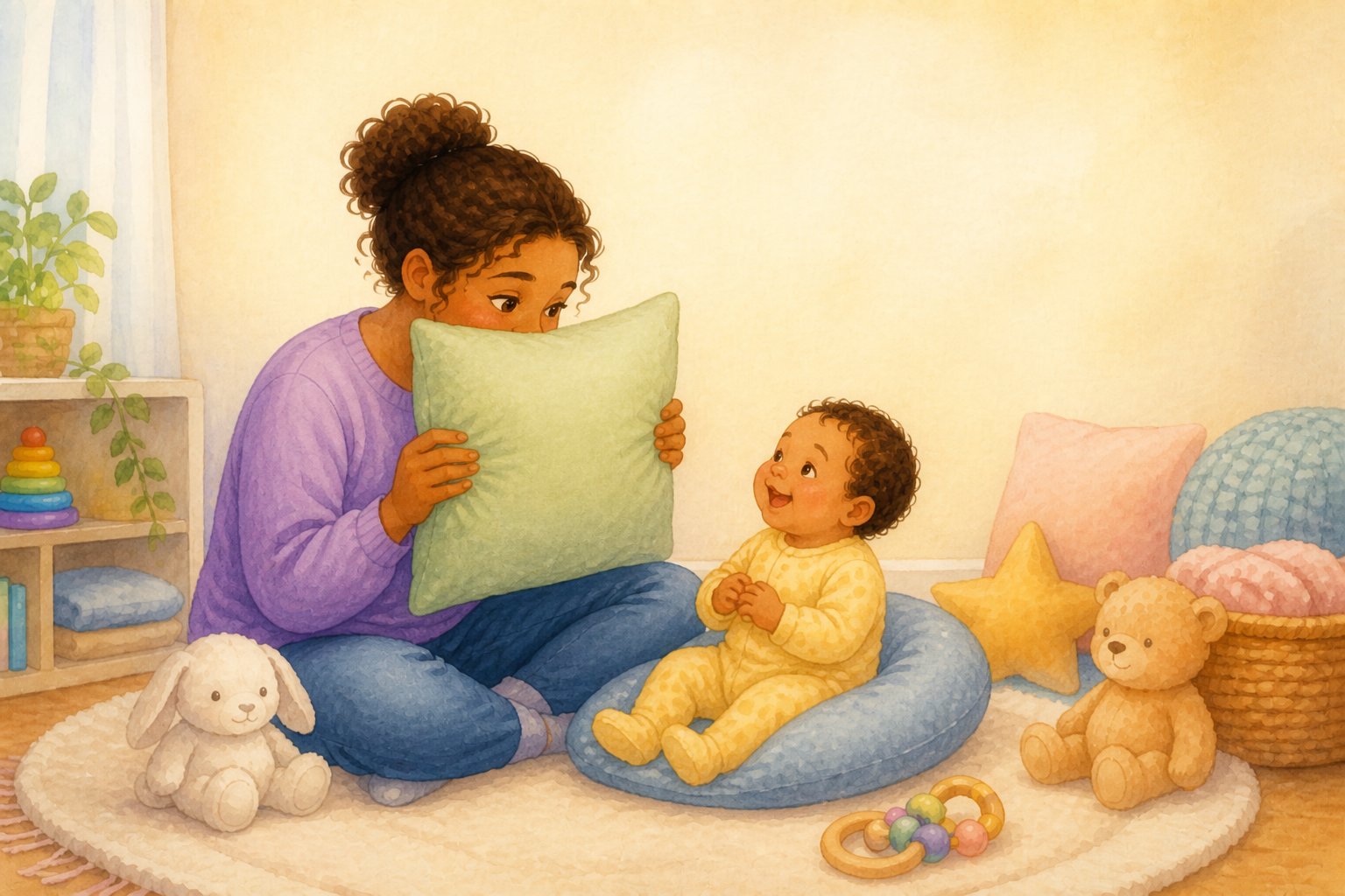 Illustration for Peek-A-Boo & Play